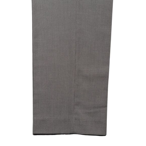 Ralph Lauren Mens Dress Pants Gray Check Poly Rayon Straight Flat Front 34x30 - Picture 7 of 7